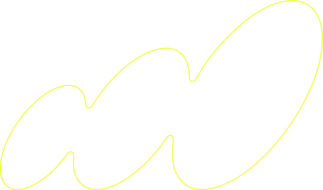 The Brainwave logomark drawn as a single outline in Synapse Yellow
