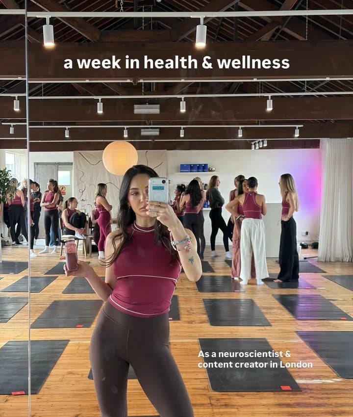 A week in health and wellness with Anne-Sophie, in a studio with guests