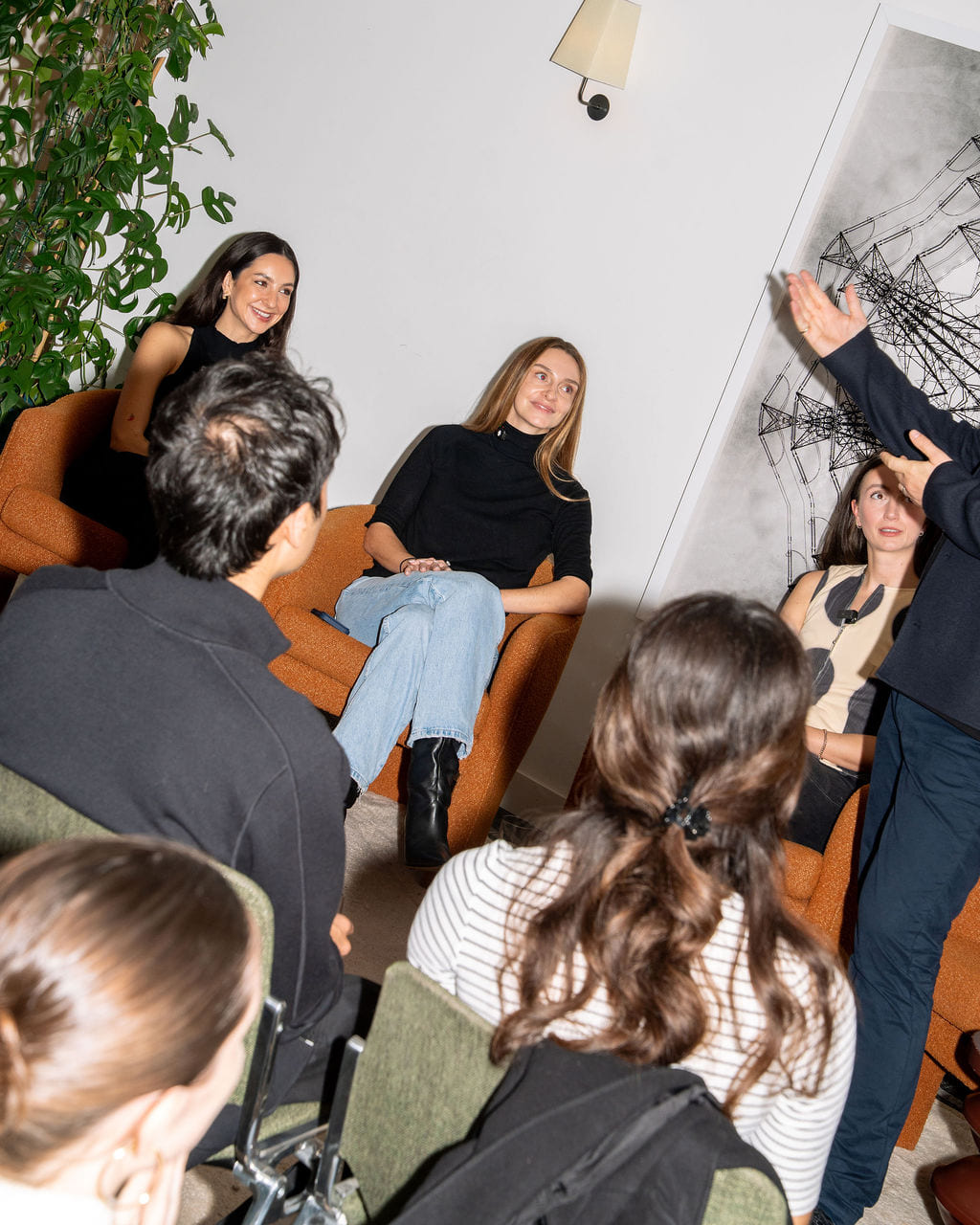 An audience seated for a Brainwave workshop