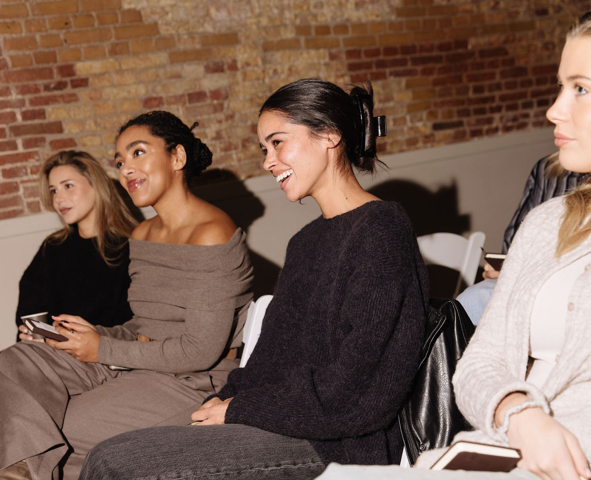Attendees listening during a Brainwave talk